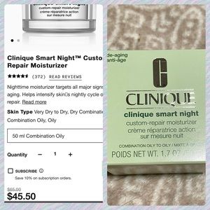 Clinique Smart Night Repairing Moisturizer